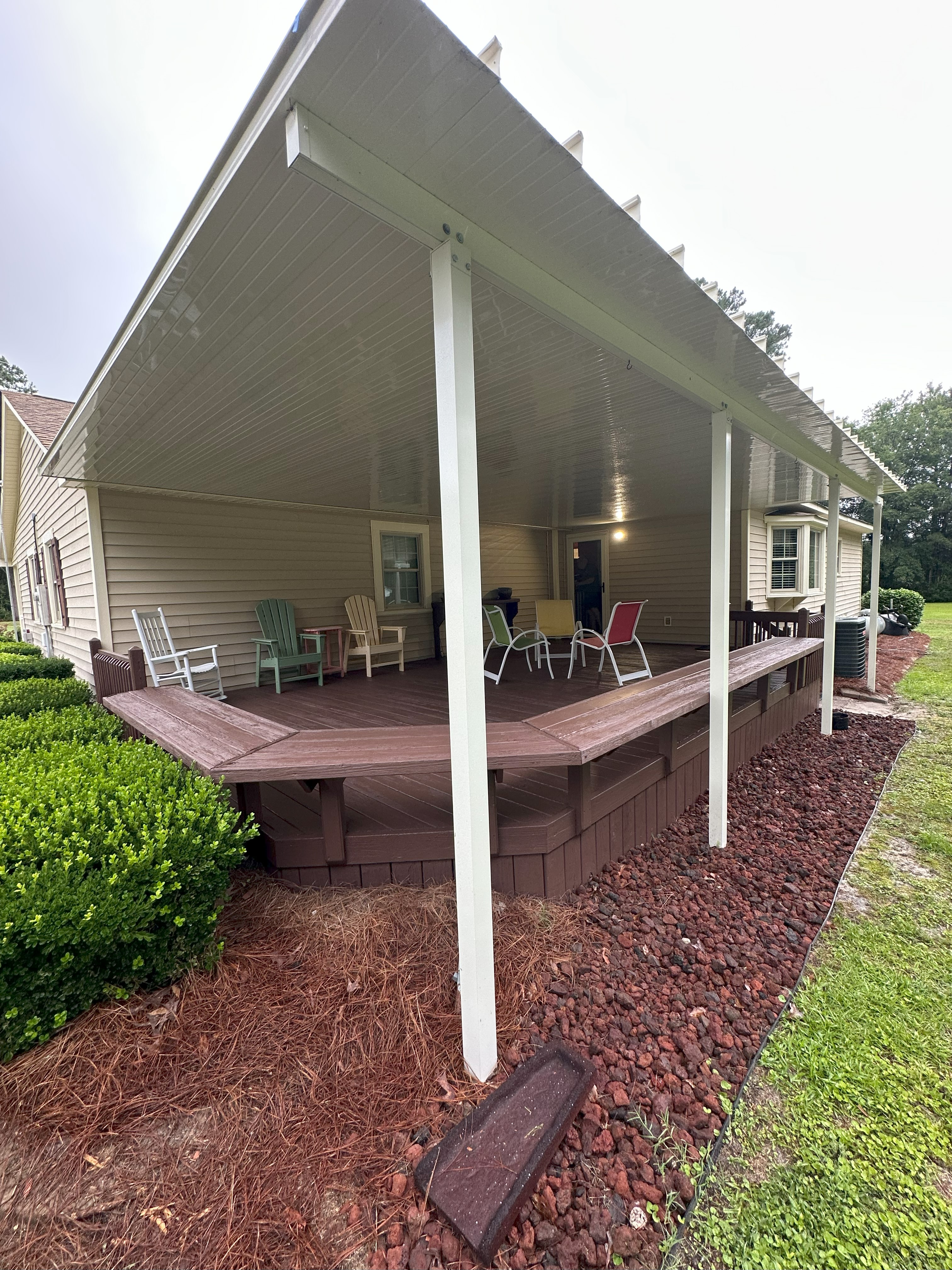 Backyard Deck: Mission Brown